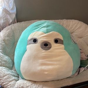 Very Large 24 inch Aqua Sloth Squishmallow